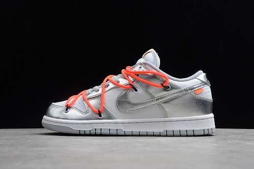 【480】[CT0856-800]-[2020 OW X SB DUNK LOW SILVER/WHITE-BLACK]-[WOMAN:36-39]-[MAN:40-47]