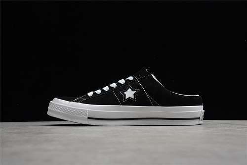 【240】[158369C]-[ONE STAR LOW BLACK SUEDE BLACK/WHITE/WHITE]-[WOMAN:35-39.5]-[MAN:40-44]
