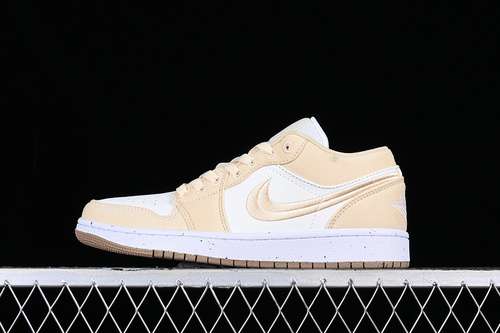 【280】[FN3722-701]-[AIR JORDAN 1 LOW WHITE/YELLOW]-[WOMAN:35.5-39]-[MAN:40-46]