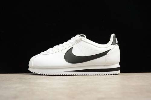 [807471-101]-[LEATHER]-[CLASSIC CORTEZ FORREST GUMP WHITE/BLACK]-[MAN:40-44]-[WOMAN:36-39]-[OG00100]