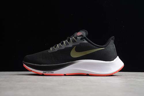 【280】[BQ9646-004]-[AIR ZOOM PEGASUS 37 BLACK/MEDIUM OLIVE/AURA]-[MAN:39-45]