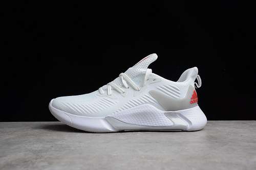 【280】[EG6091]-[ALPHABOUNCE DEAE 2.0 SHOES CLOUD WHITE/GREY/RED]-[MAN:39-45]