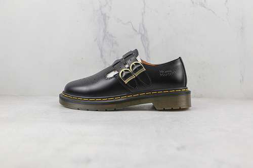 【280】[DR.MARTENS MARTIN BOOTS BLACK/BLACK/BROWN]-[WOMAN:35-41]