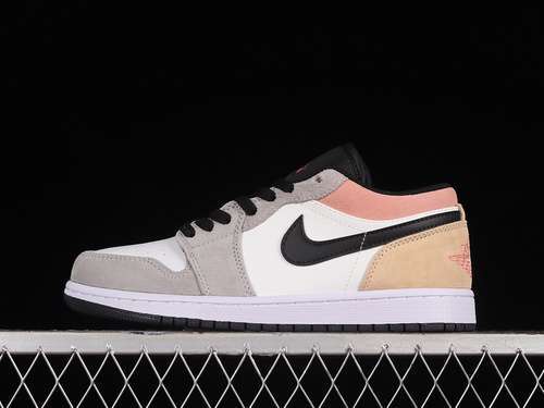 【260】[DX4334-008]-[AIR JORDAN 1 LOW FLIGHT CLUB BLACK/MAGIC EMBER-SUNDIAL-WHITE]-[WOMAN:36-40]