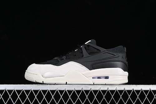 【400】[FQ7939-001]-[AIR JORDAN 4 REMASTERED BLACK/LIGHT BONE/DARK GREY]-[WOMAN:36-39]-[MAN:40-47.5]