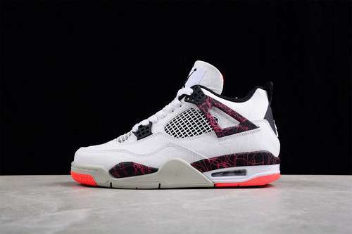 【380】[308497-116]-[AIR JORDAN 4 RETRO PALE CITRON WHITE/BLACK-BRIGHT CRIMSON-PALE CITRON]-[40-47.5]