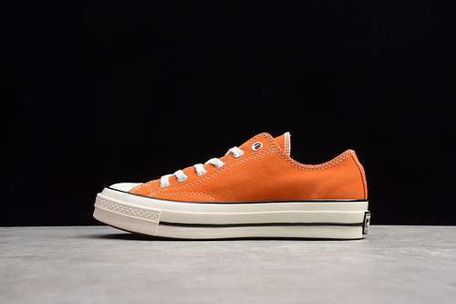 [166217C]-[CHUCK TAYLOR 70S LOW ALL-STAR SUEDE ORANGE/WHITE]-[WOMAN:35-39]-[MAN:40-44]