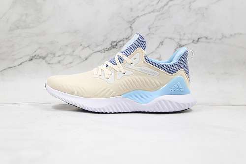 【290】[B89102]-[ALPHABOUNCE BEYOND SHOES CLOUD WHITE/BEIGE/BLUE]-[MAN:39-45]