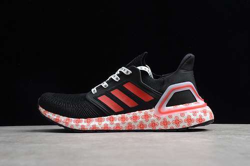 【340】[FX8886]-[ULTRABOOST 20 SHOES CORE BLACK/GLORY RED/CLOUD WHITE]-[MAN:39-45]