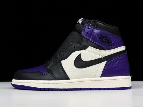 【520】[555088-501]-[AIR JORDAN 1 RETRO HIGH OG COURT PURPLE/BLACK-SAIL]-[MAN:40.5-46]
