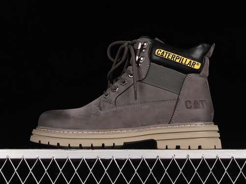 【400】[P722635-13]-[CAT MID 22SS FOOTWEAR GREY/BLACK/YELLOW]-[MAN:38-44]