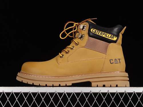 【400】[P722635-3]-[CAT MID 22SS FOOTWEAR LIGHT BROWN/LIGHT BROWN/BLACK]-[MAN:38-44]