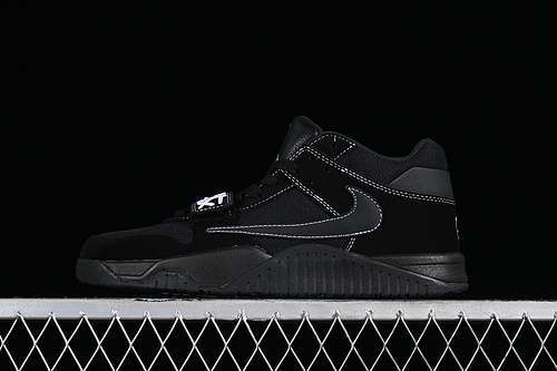【300】[DR9317-001]-[TRAVIS SCOTT X JORDAN CUT THE CHECK BLACK/MULTI-COLOR]-[WOMAN:36-39]-[MAN:40-45]