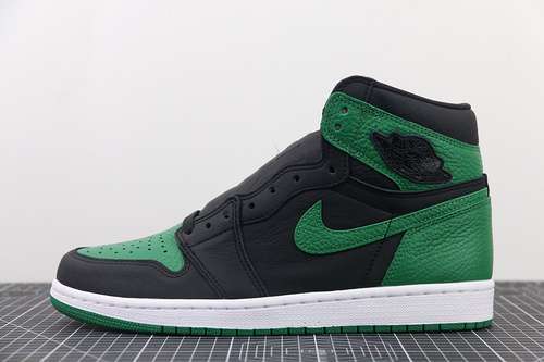 【600】[555088-030]-[AIR JORDAN 1 RETRO HIGH OG BLACK/WHITE-PINE GREEN/GYM RED ORANGE]