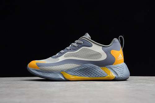 【290】[CG5588]-[ALPHABOUNCE INSTINCT SHOES GREY/LIGHT GREY/YELLOW]-[MAN:39-45]