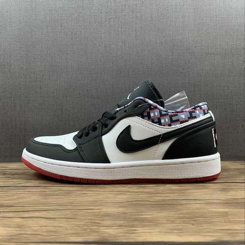 【280】[DM0095-106]-[AIR JORDAN 1 LOW QUAI 54 2021 BLACK/WHITE/RED]-[WOMAN:36-39]-[MAN:40-46]