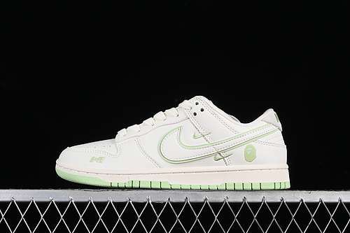 【360】[CF3688-010]-[SB DUNK LOW BAPE WHITE/GREEN]-[WOMAN:36-39]-[MAN:40-45]