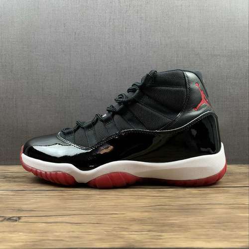 【500】[378037-061]-[AIR JORDAN 11 RETRO BRED 2019 BLACK/WHITE/VARSITY RED]-[MAN:40-47.5]