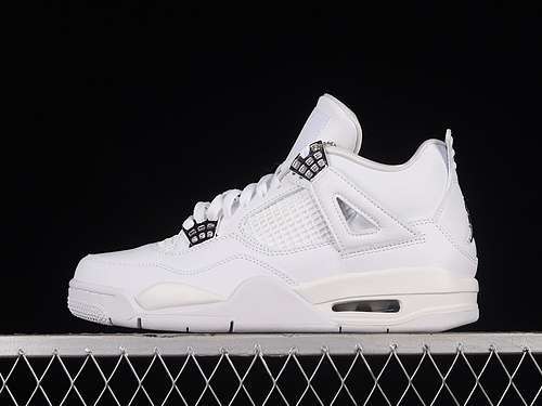 【500】[308497-100]-[AIR JORDAN 4 RETRO PURE MONEY 2017 WHITE/METALLIC SILVER-PURE PLATINUM]-[40-47.5]