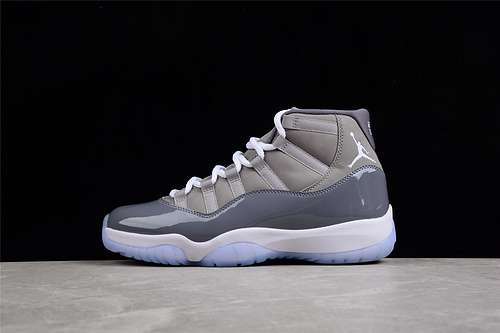 【550】[378038-005]-[AIR JORDAN 11 RETRO 2021 MEDIUM GREY/WHITE/COOL GREY]-[WOMAN:36-39]-[MAN:40-47.5]