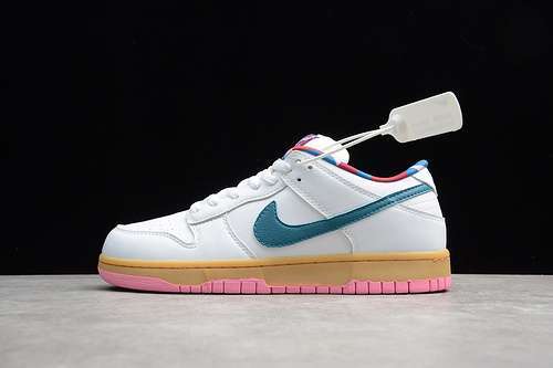[CN4504-108]-[PARRA X SB DUNK LOW WHITE/NAVY BLUE]-[WOMAN:36-39]-[MAN:40-45]