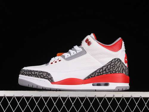 【450】[DN3707-160]-[AIR JORDAN 3 RETRO 2022 WHITE/FIRE RED/CEMENT GREY/BLACK]-[UNISEX:36-46]