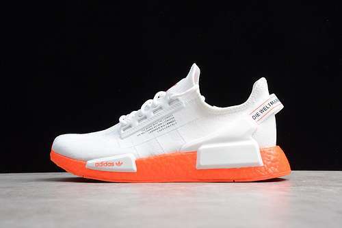 【320】[FX3902]-[NMD_R1 V2 CLOUD WHITE/ORANGE]-[WOMAN:36-39]-[MAN:40-45]
