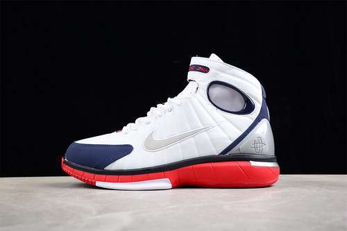 【340】[511425-100]-[AIR ZOOM HUARACHE 2K4 WHITE/METALLIC SILVER-OBSIDIAN-SPORT RED]-[MAN:40-46]