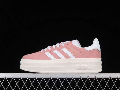 【250】[IG9653]-[GAZELLE BOLD SHOES SUPER POP/CLOUD WHITE/CORE WHITE]-[WOMAN:36-40]