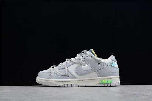 【450】[DM1602-117]-[OW X SB DUNK LOW LOT 42 OF 50 SAIL/NEUTRAL GREY/LIGHT BONE]-[UNISEX:36-47.5]