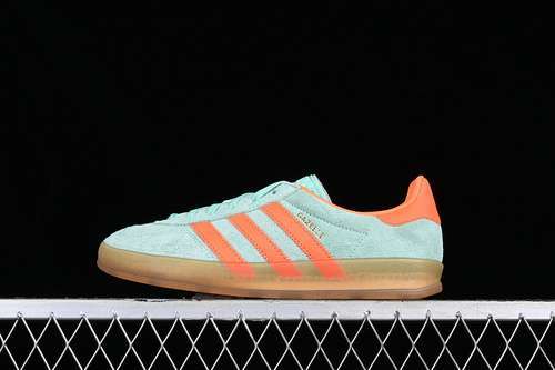 【280】[HQ8714]-[ADIDAS GAZELLE INDOOR PULSE MINT/SOLAR ORANGE/GUM THREE]-[WOMAN:35-39]-[MAN:40-45]
