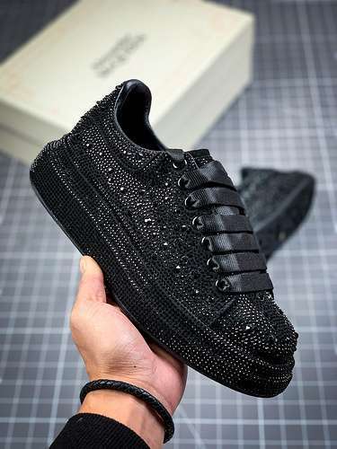 【400】[ALE*XANDER MCQUEEN SOLE SNEAKERS BLACK/BLACK/BLACK]-[WOMAN:35-40]