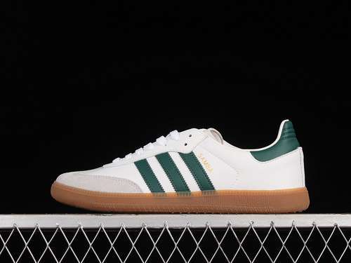 【240】[HQ7036]-[MEXICO X SAMBA TEAM SHOES CLOUD WHITE/COLLEGIATE GREEN/GUM]-[WOMAN:36-39]-[MAN:40-45]