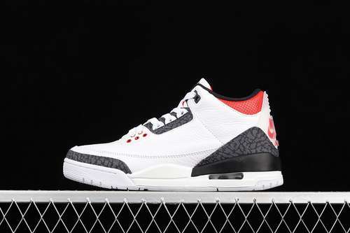 【400】[CZ6431-100]-[AIR JORDAN 3 RETRO DENIM SE WHITE/FIRE RED/BLACK]-[MAN:40-47.5]