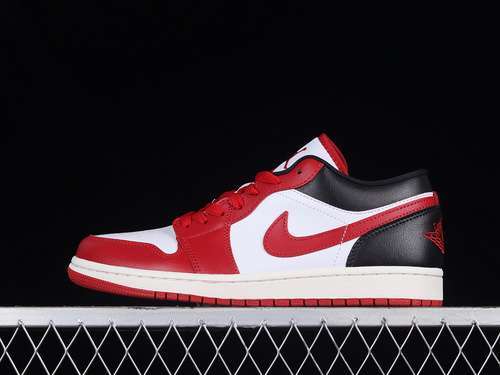 【320】[DC0774-160]-[AIR JORDAN 1 LOW WHITE/BLACK/SAIL/GYM RED]-[WOMAN:35.5-39]-[MAN:40-46]