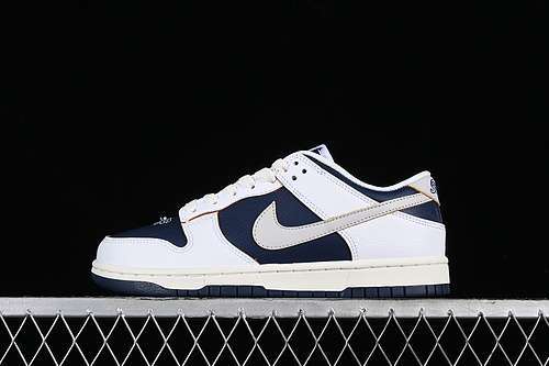 【280】[FD8775-100]-[HUF SB DUNK LOW NYC WHITE/VAST GREY/MIDNIGHT NAVY]-[WOMAN:36-39]-[MAN:40-46]