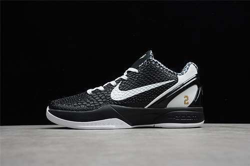 【360】[CW2190-002]-[KOBE 6 PROTRO MAMBACITA BLACK/WHITE-METALLIC GOLD]-[MAN:40-46]