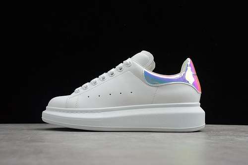 【580】[ALE*XANDER MCQUEEN SHOES WHITE/SILVER]-[WOMAN:35-40]