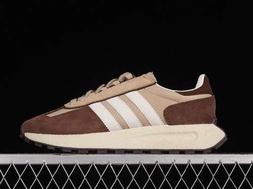 【280】[H03697]-[RETROPY E5 SHOES DARK BROWN/LIGHT KHAKI/WHITE]-[WOMAN:36-39]-[MAN:40-45]