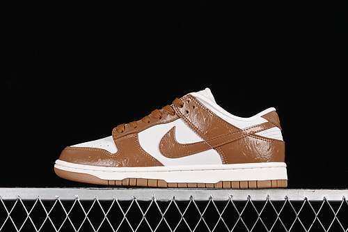 【280】[FJ2260-001]-[SB DUNK LOW LX BROWN OSTRICH PHANTOM/ALE BROWN/SAIL/METALLIC GOLD]-[UNISEX:36-46]
