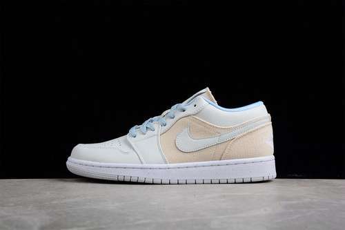 【300】[DQ4151-500]-[AIR JORDAN 1 LOW SAIL CANVAS IRIS WHISPER/SAIL/WORN BLUE]-[36-46]