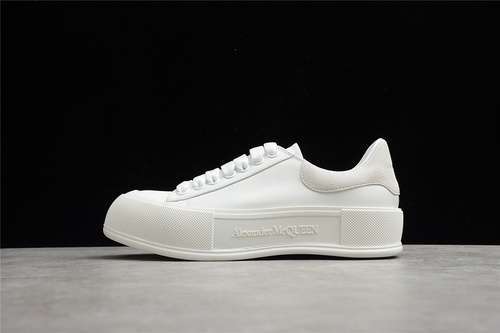 【580】[ALE*XANDER MCQUEEN SOLE SNEAKERS WHITE/WHITE/WHITE]-[WOMAN:35-40]