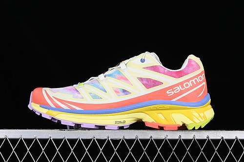 【420】[473621-30]-[SALOMON XT-6 MOUNTAIN ORANGE/WHITE/YELLOW/PINK]-[WOMAN:36-39]-[MAN:40-45]