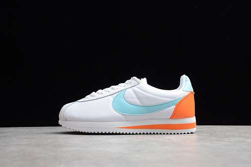 [905614-104]-[CLASSIC CORTEZ PREMIUM WHITE/COSMIC CLAY/LIGHT AQUA]-[[WOMAN:35.5-39]