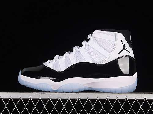 【570】[378037-100]-[AIR JORDAN 11 RETRO CONCORD 2018 WHITE/BLACK-DARK CONCORD]-[MAN:40.5-47.5]