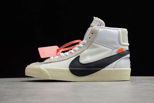 【460】[AA3832-100]-[BLAZER X OW MID WHITE/BLACK/BEIGE]-[WOMAN:36-39]-[MAN:40-46]