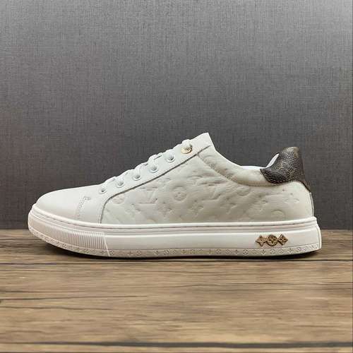 【400】[L*V ARCHLIGHT SNEAKERS WHITE/WHITE/DARK BROWN]-[MAN:38-44]