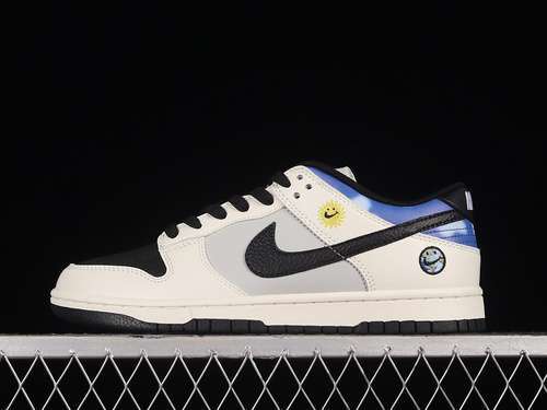 【350】[BB1609-112]-[SB DUNK LOW WHITE/BLACK/BLUE]-[WOMAN:36-39]-[MAN:40-46]