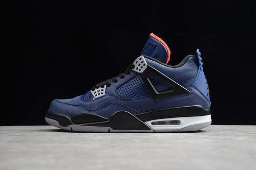 【600】[CQ9597-401]-[ST AIR JORDAN 4 WNTR WINTERIZED LOYAL BLUE/WHITE-HABANERO RED]