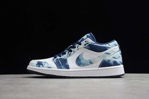 【320】[CZ8455-100]-[AIR JORDAN 1 LOW WHITE/BLACK/BLUE]-[WOMAN:36-39]-[MAN:40-47.5]
